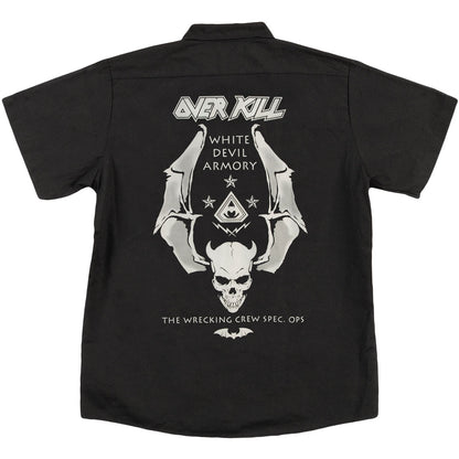 Logo Badge Skull Work Shirt