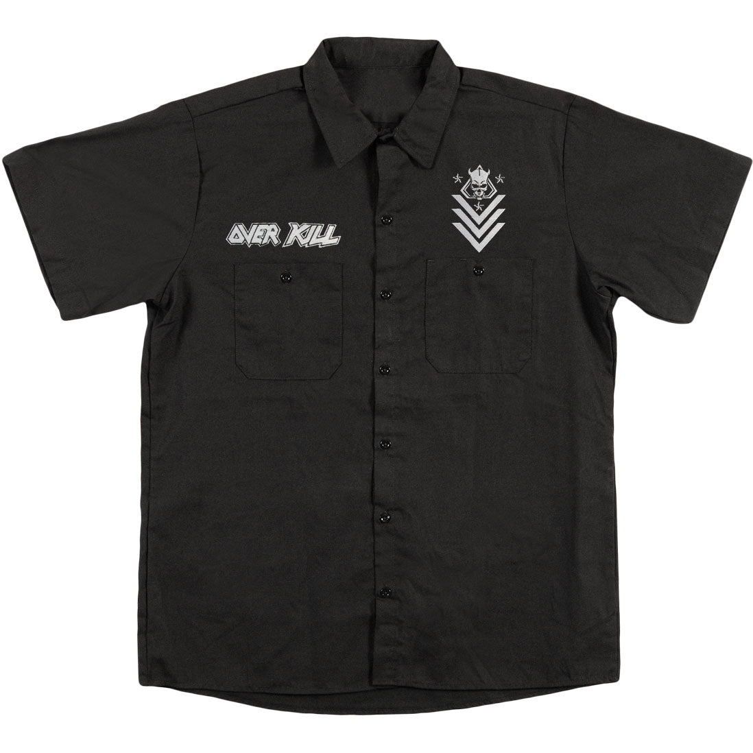 Logo Badge Skull Work Shirt