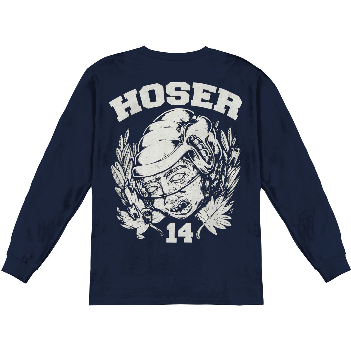 Seaway Hoser Navy Long Sleeve Back