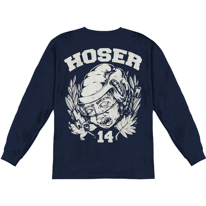 Seaway Hoser Navy Long Sleeve Back