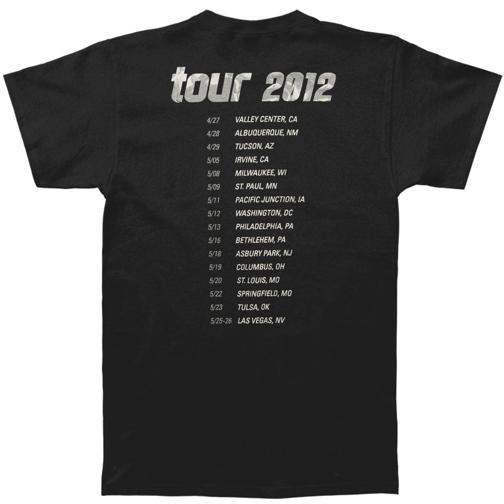 Incubus Up In Smoke 2012 Tour Slim Fit T-shirt Back