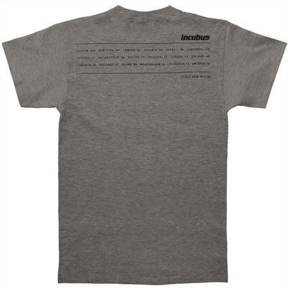 Incubus Zone Tour Slim Fit T-shirt Back