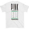 Truth About Love 2013 Tour City Info Phoenix - Boston T-shirt