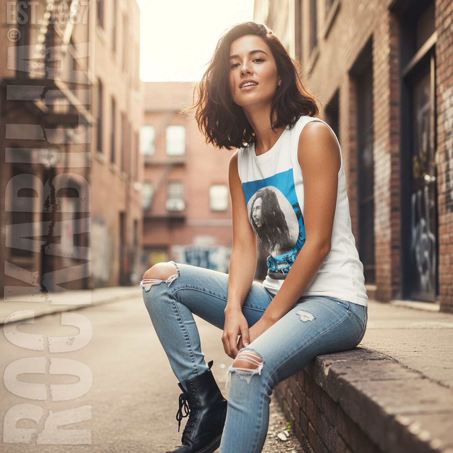 Palm Trees Womens Tank