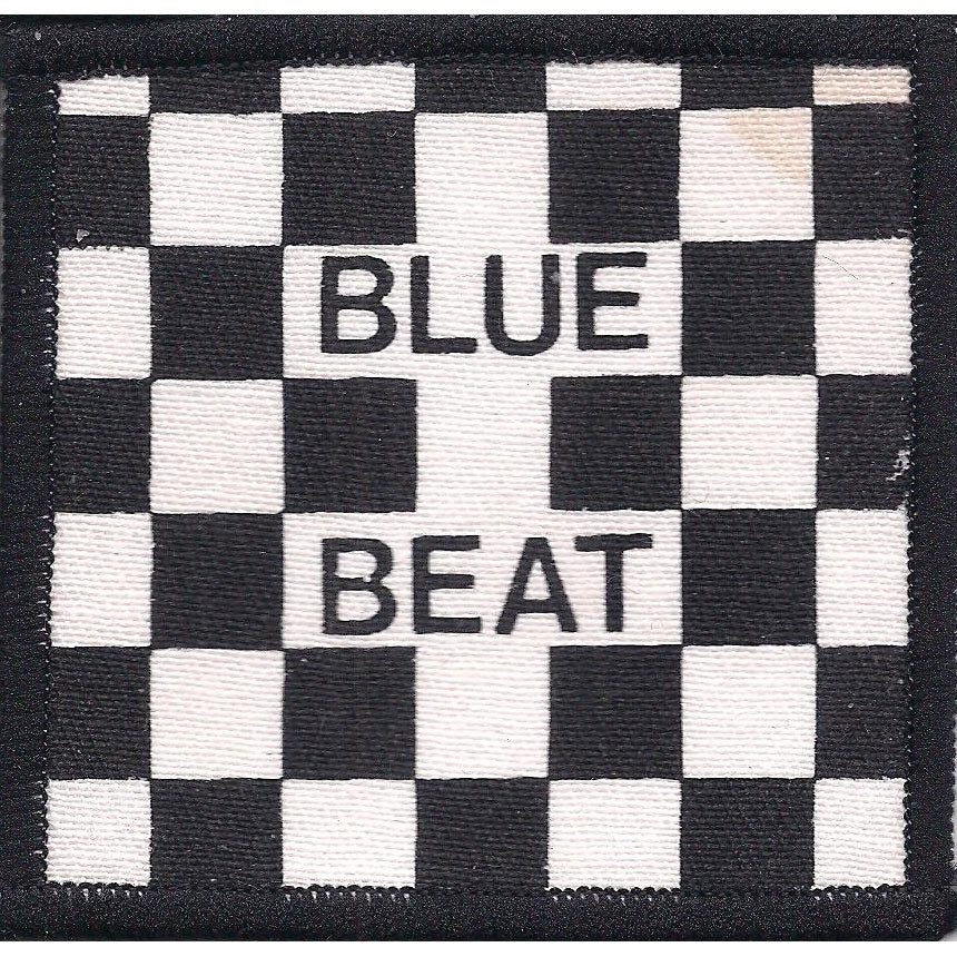 Blue Beat Logo Woven Patch Front
