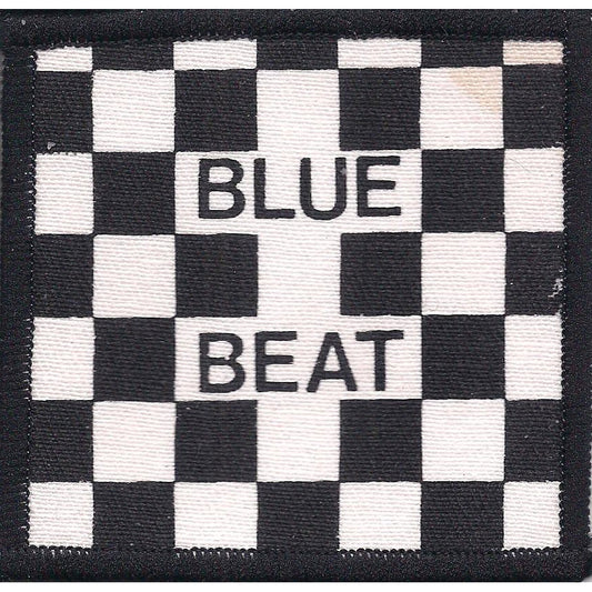 Blue Beat Logo Woven Patch Front