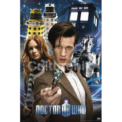 Doctor Who Collage Domestic Poster