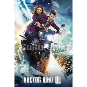 Doctor Who Bike Domestic Poster
