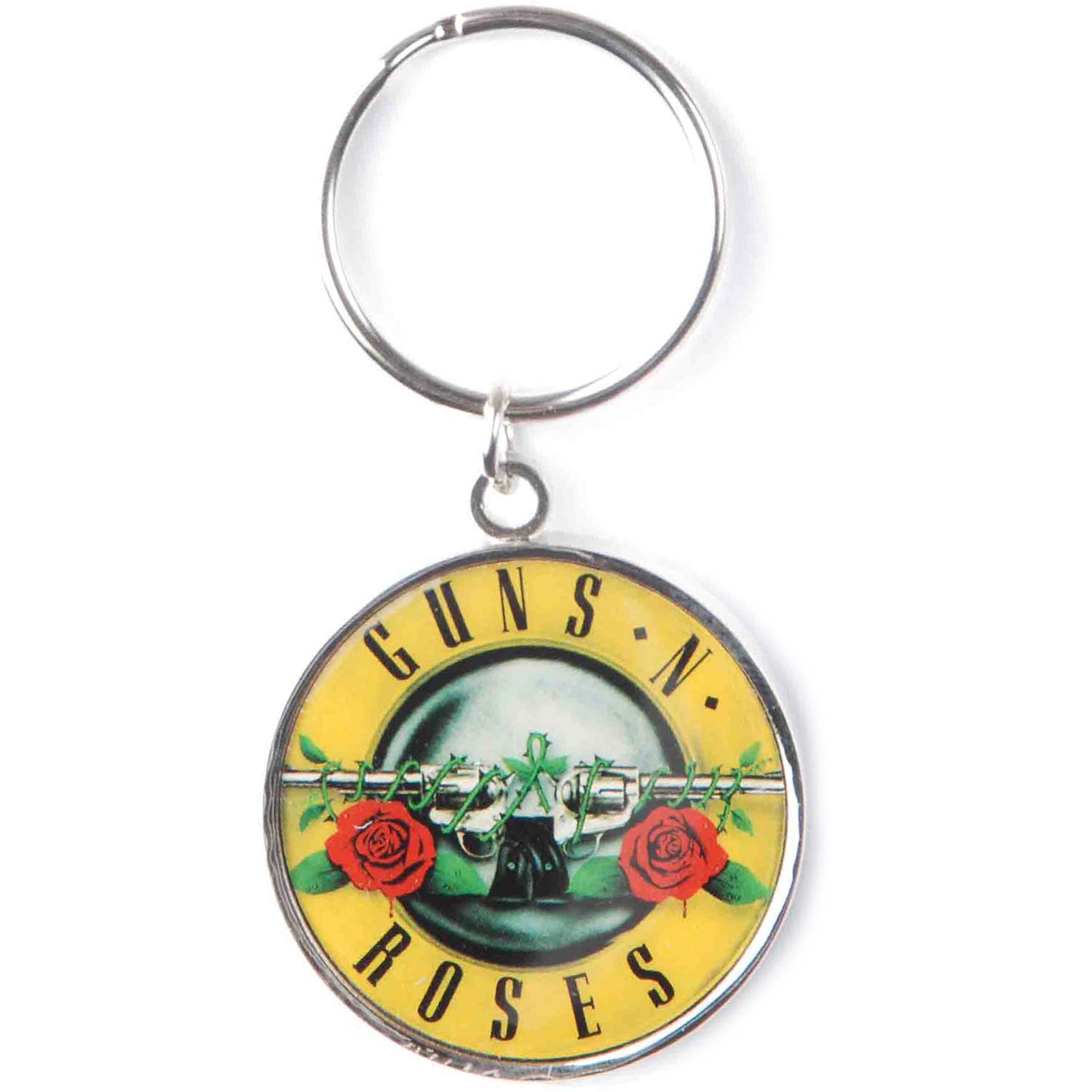 Guns N Roses Bullet Metal Key Chain Front