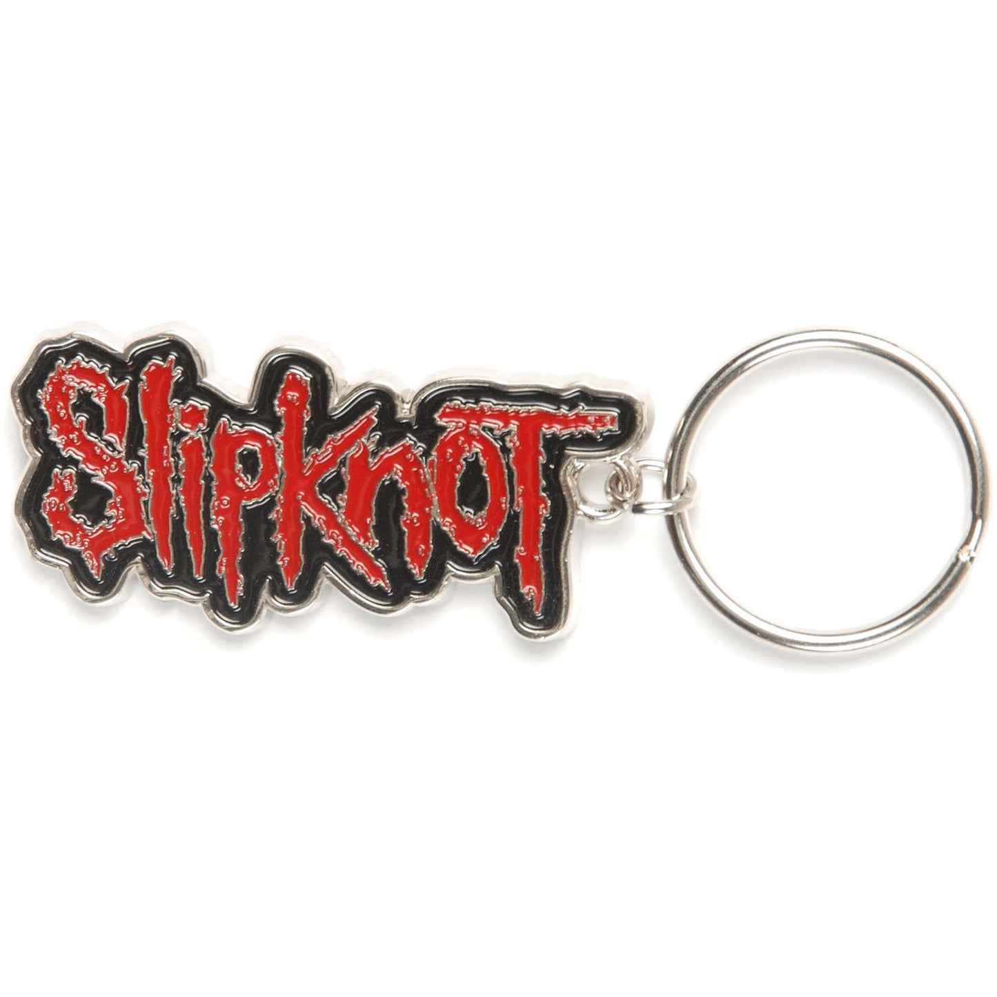 Slipknot Logo Metal Key Chain Front