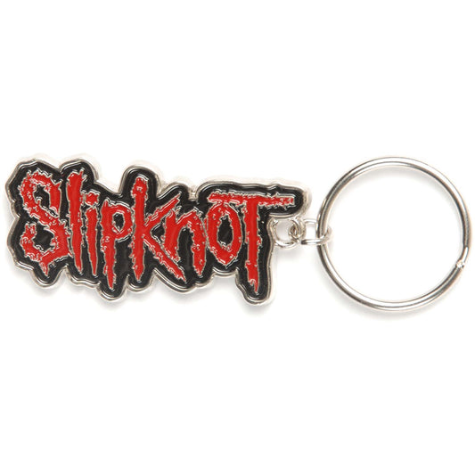 Slipknot Logo Metal Key Chain Front