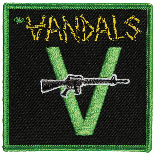 The Vandals w/ Gun Embroidered Patch Front