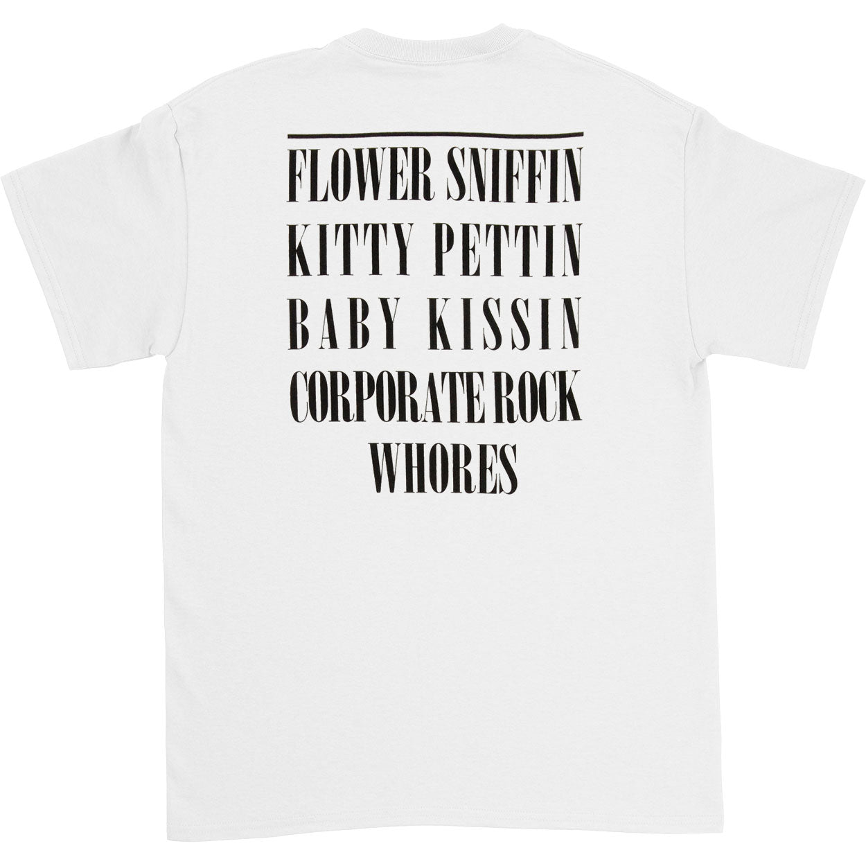 Nirvana Black Flower Sniffin T-shirt