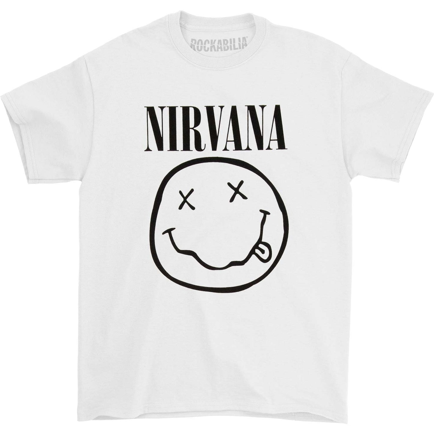 Nirvana Black Flower Sniffin T-shirt