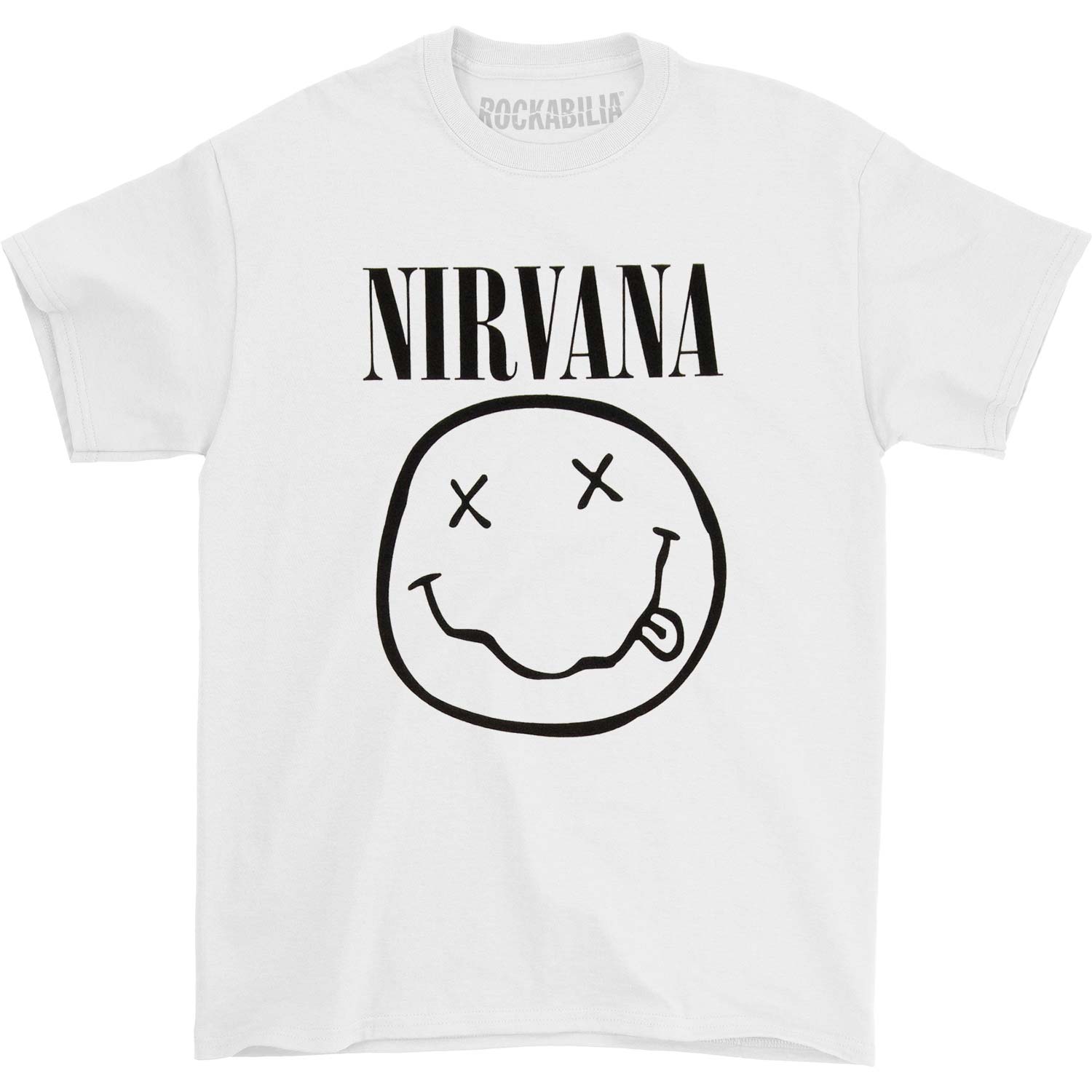 Nirvana Black Flower Sniffin T-shirt