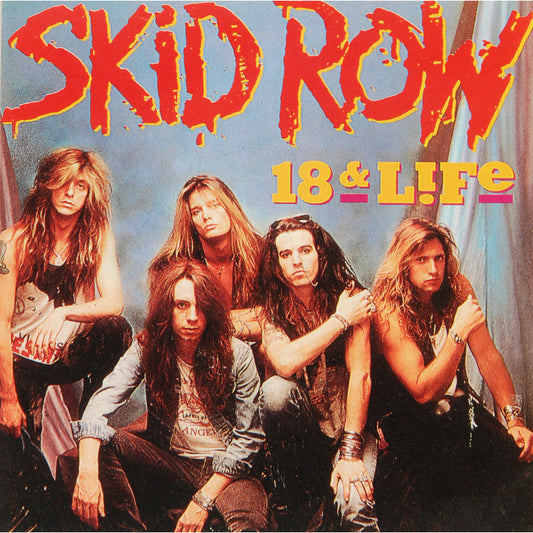 Skid Row 18 And Life Sticker