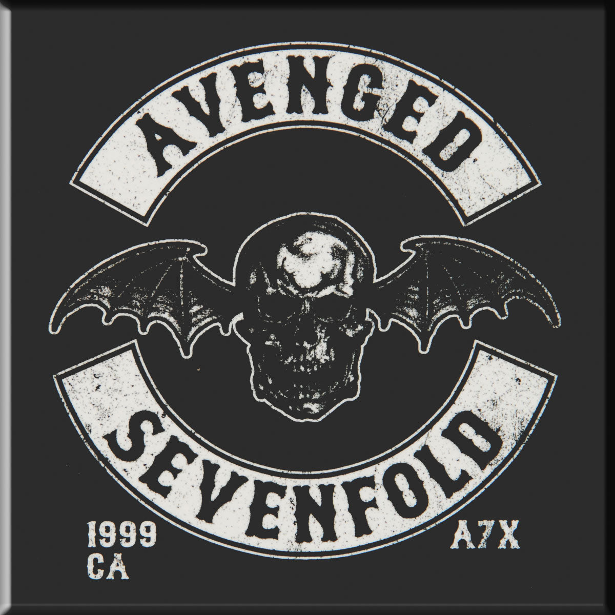 Avenged Sevenfold Deathbat Crest Magnet Front