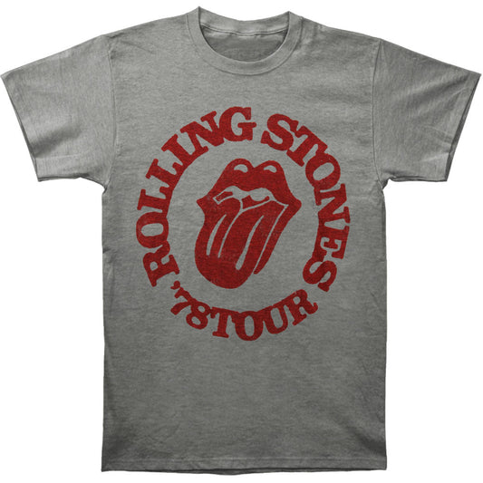 Rolling Stones 78 Tour Circle Vintage T-shirt Front