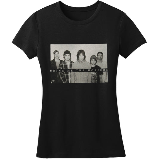 Bring Me The Horizon Group Shot Junior Baby Doll Junior Top Front