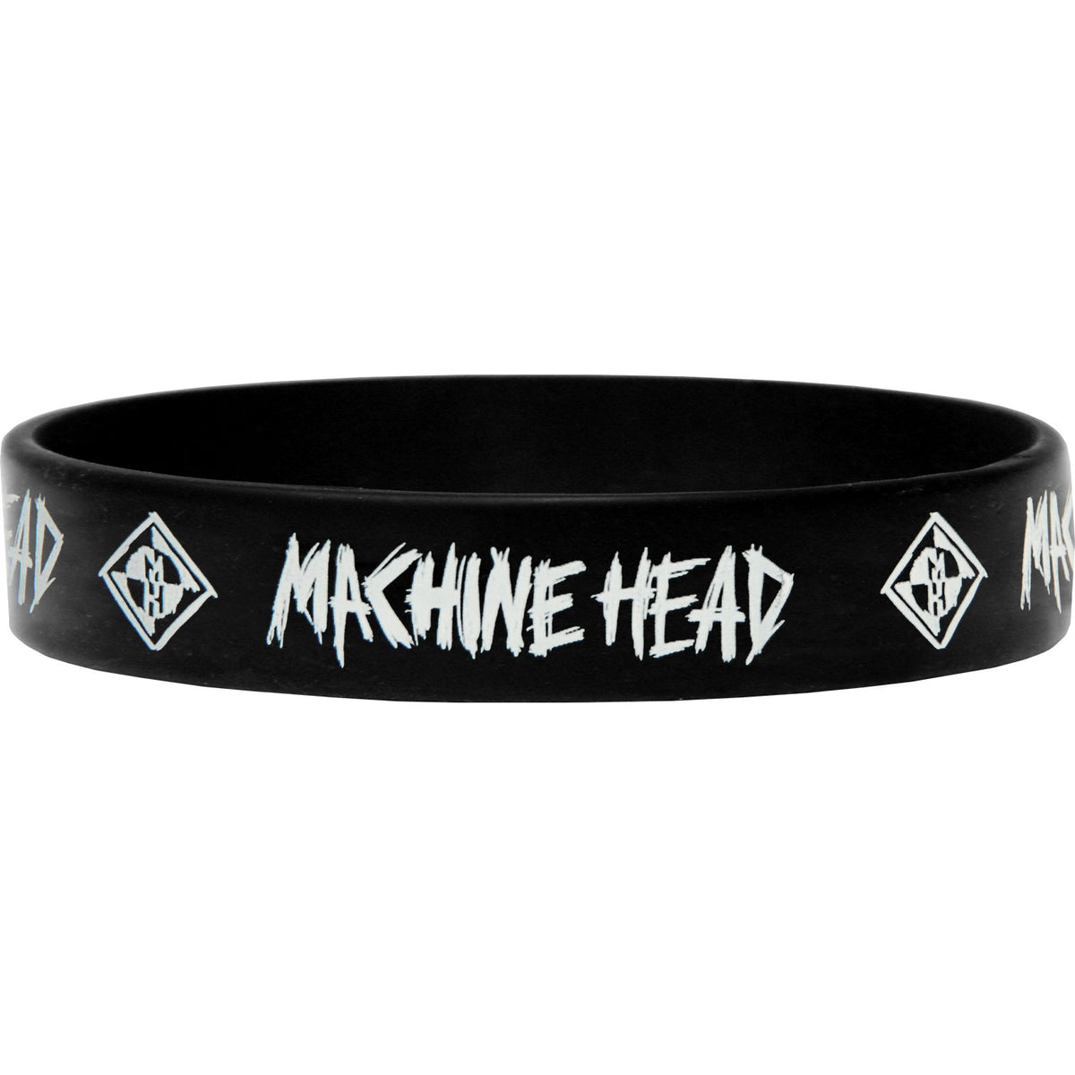 Machine Head Logo Rubber Bracelet Front