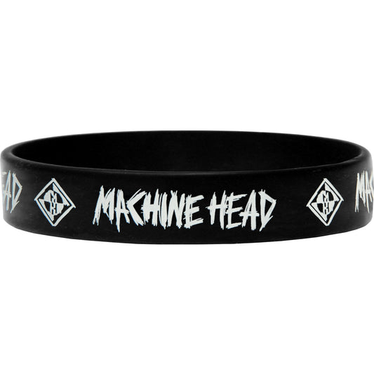 Machine Head Logo Rubber Bracelet Front