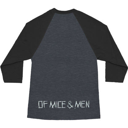 Of Mice & Men Bones Exposed Baseball Jersey Back