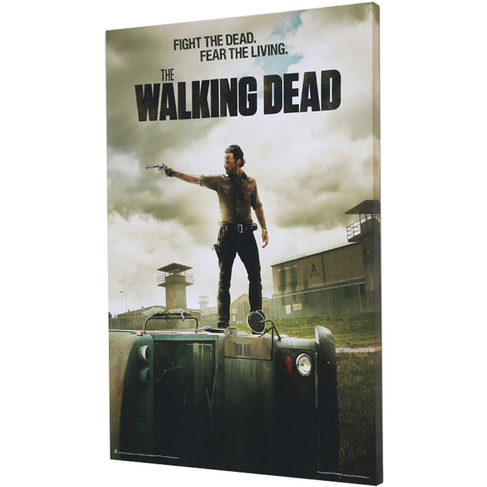 Walking Dead Canvas Poster Front