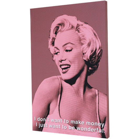 Marilyn Monroe Wonderful Canvas Poster