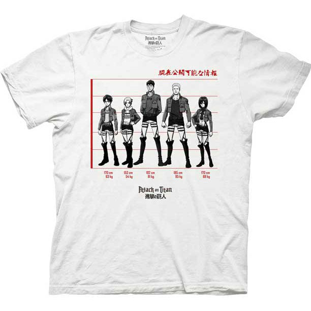 Attack On Titan Lineup T-shirt