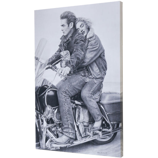 James Dean Speedbound Canvas Poster