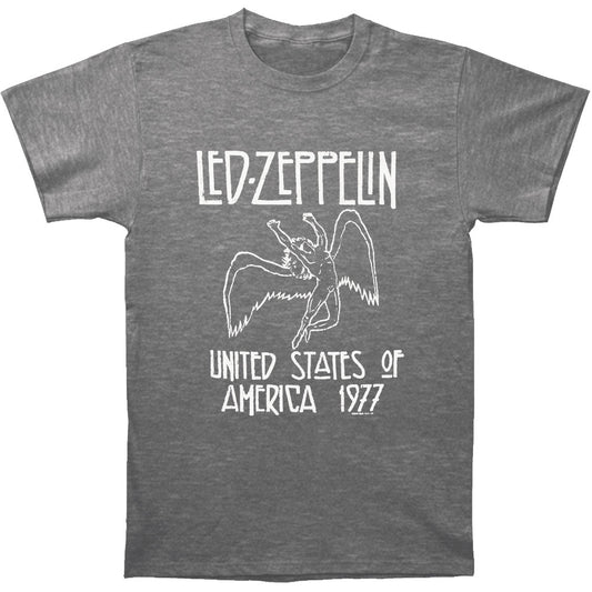 Led Zeppelin Tour '77 T-shirt Front