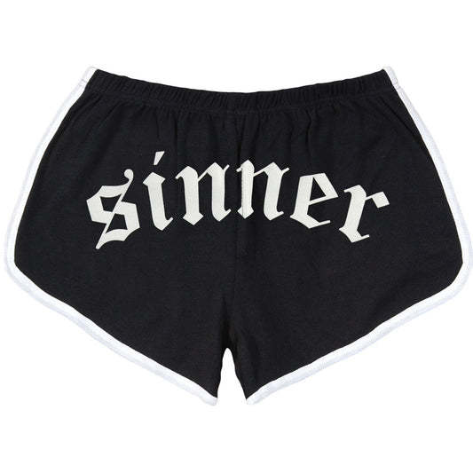 Upon This Dawning Sinner Booty Shorts Front