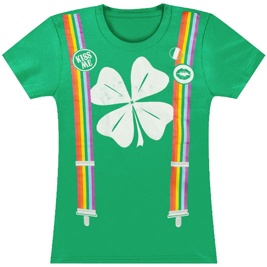 Humor Rainbow Suspenders T-shirt