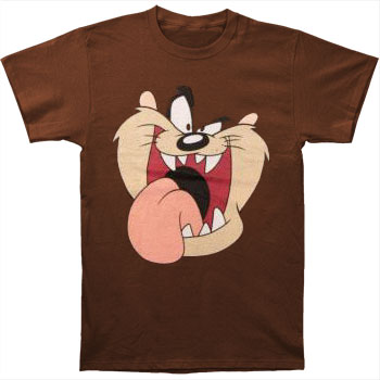 Looney Tunes Taz Big Face T-shirt Front