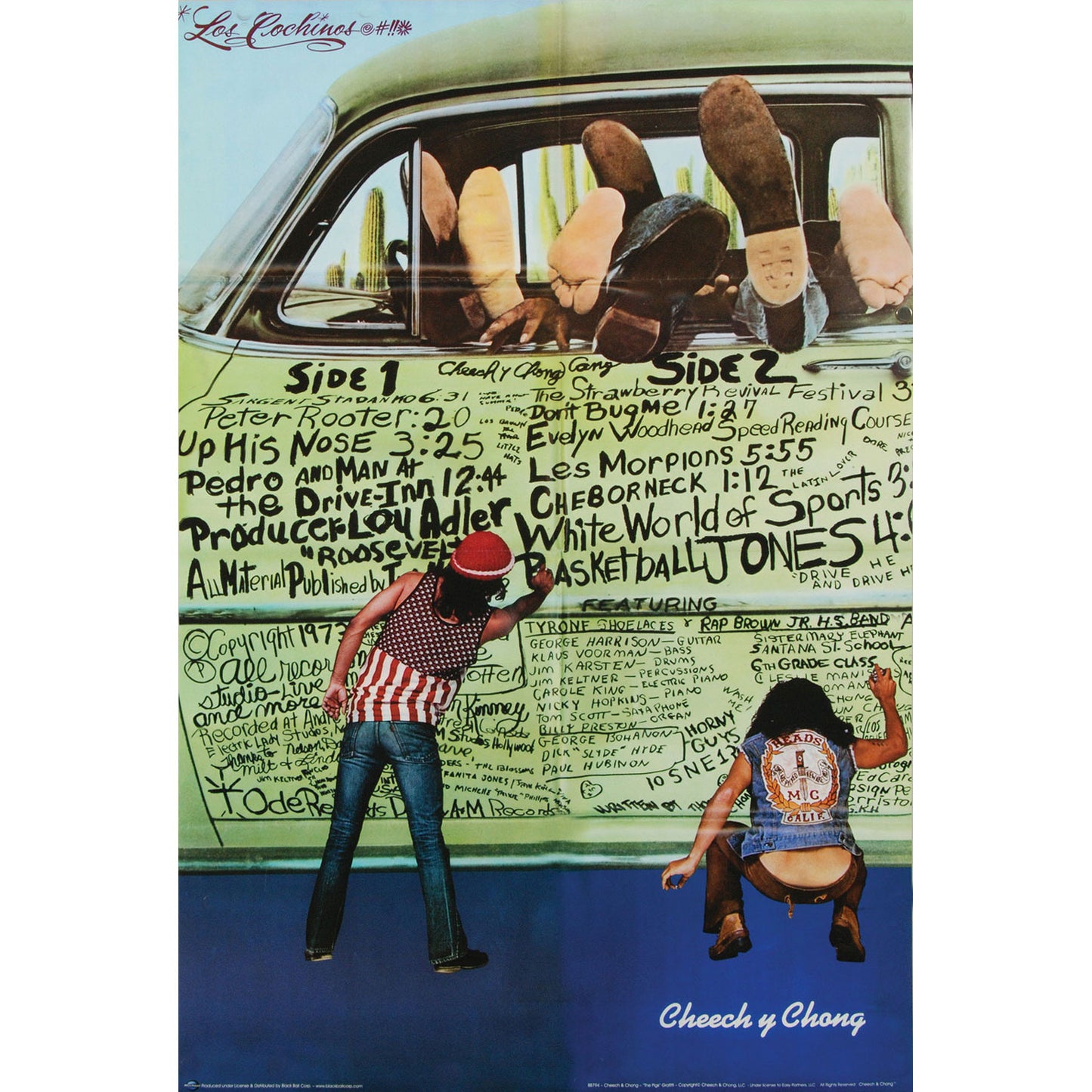 Cheech & Chong The Pigs Grafitti Domestic Poster