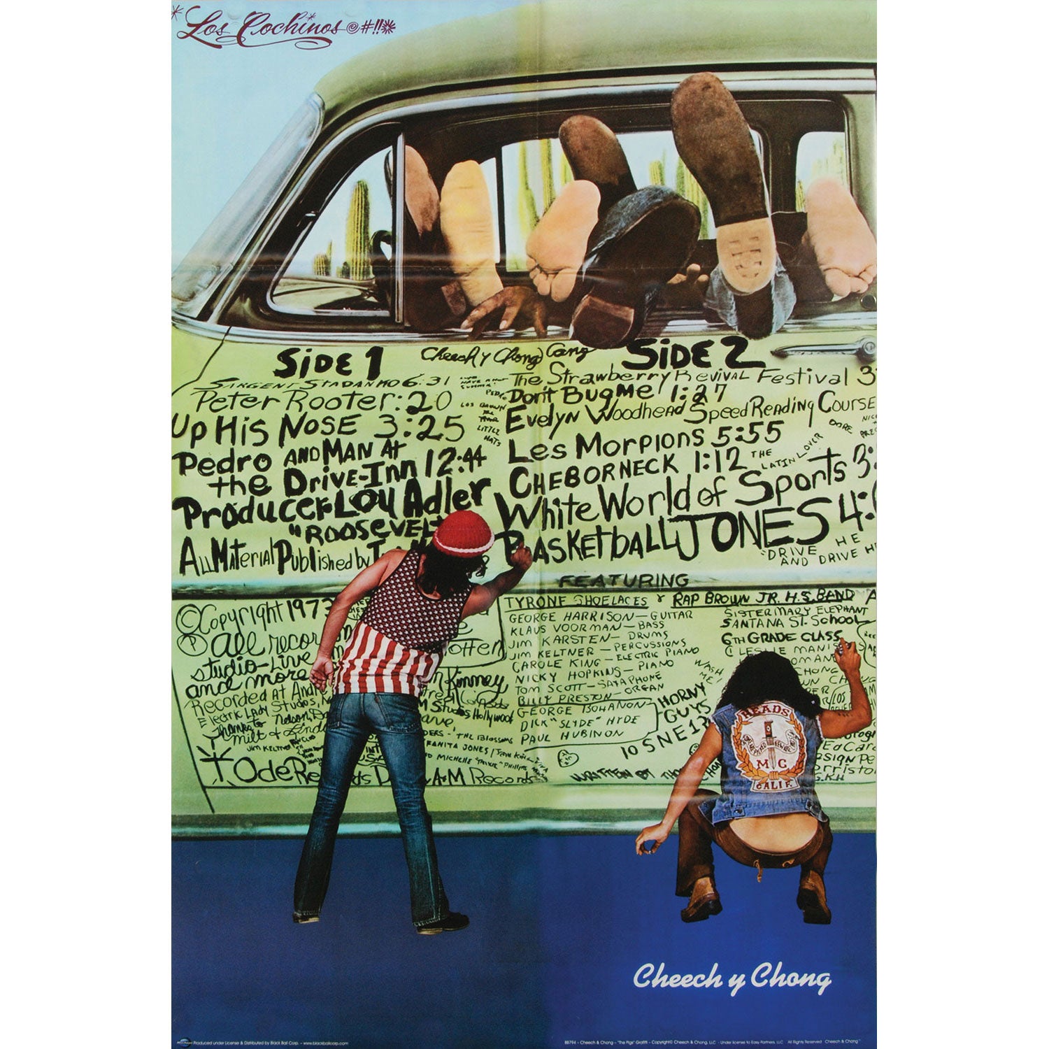 Cheech & Chong The Pigs Grafitti Domestic Poster