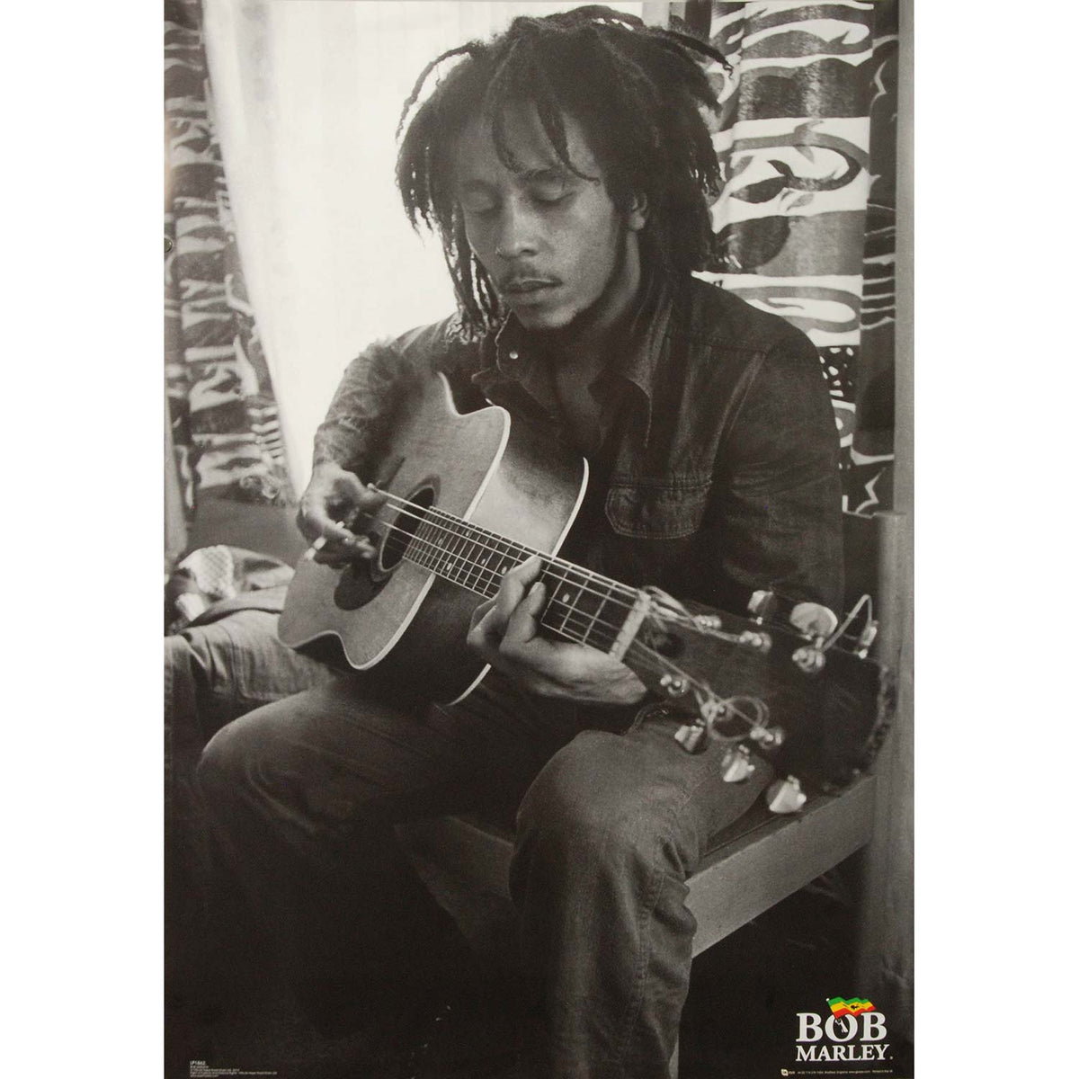 Bob Marley Guitar Domestic Poster Front