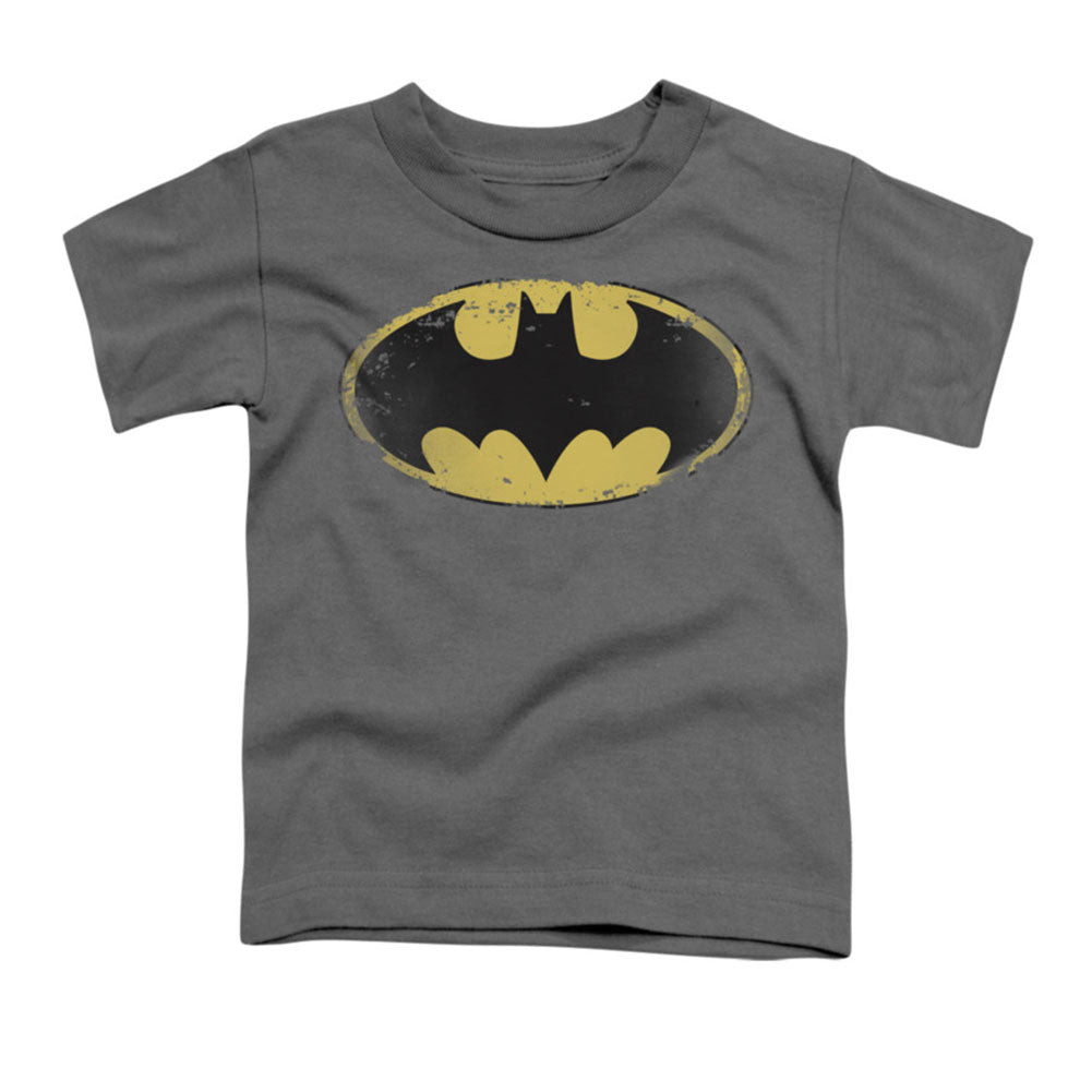 Batman Distressed Shield Childrens T-shirt