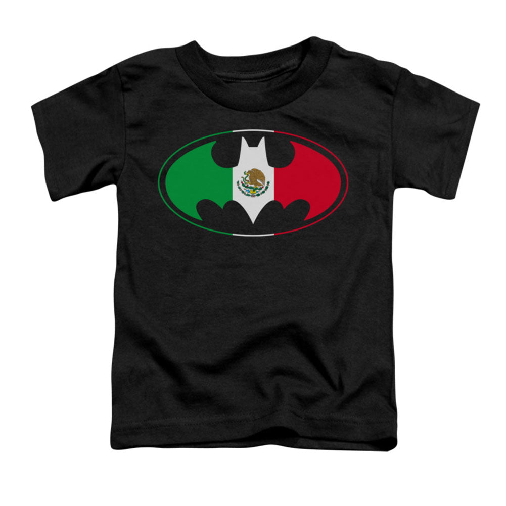 Batman Mexican Flag Shield Childrens T-shirt