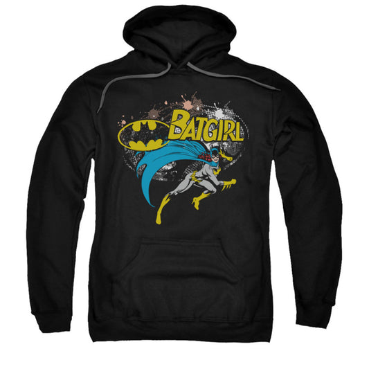Batman Batgirl Halftone Hooded Sweatshirt Front