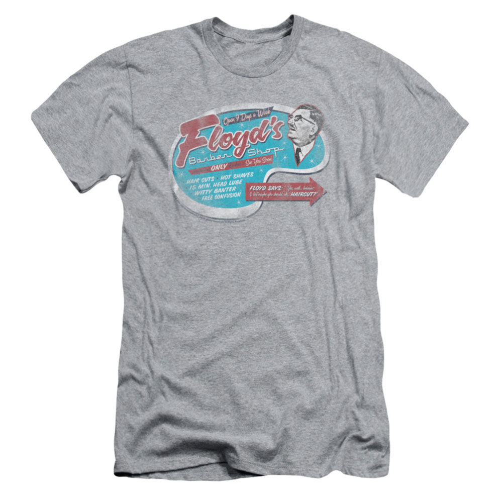 Andy Griffith Show Floyd's Barber Shop Slim Fit T-shirt