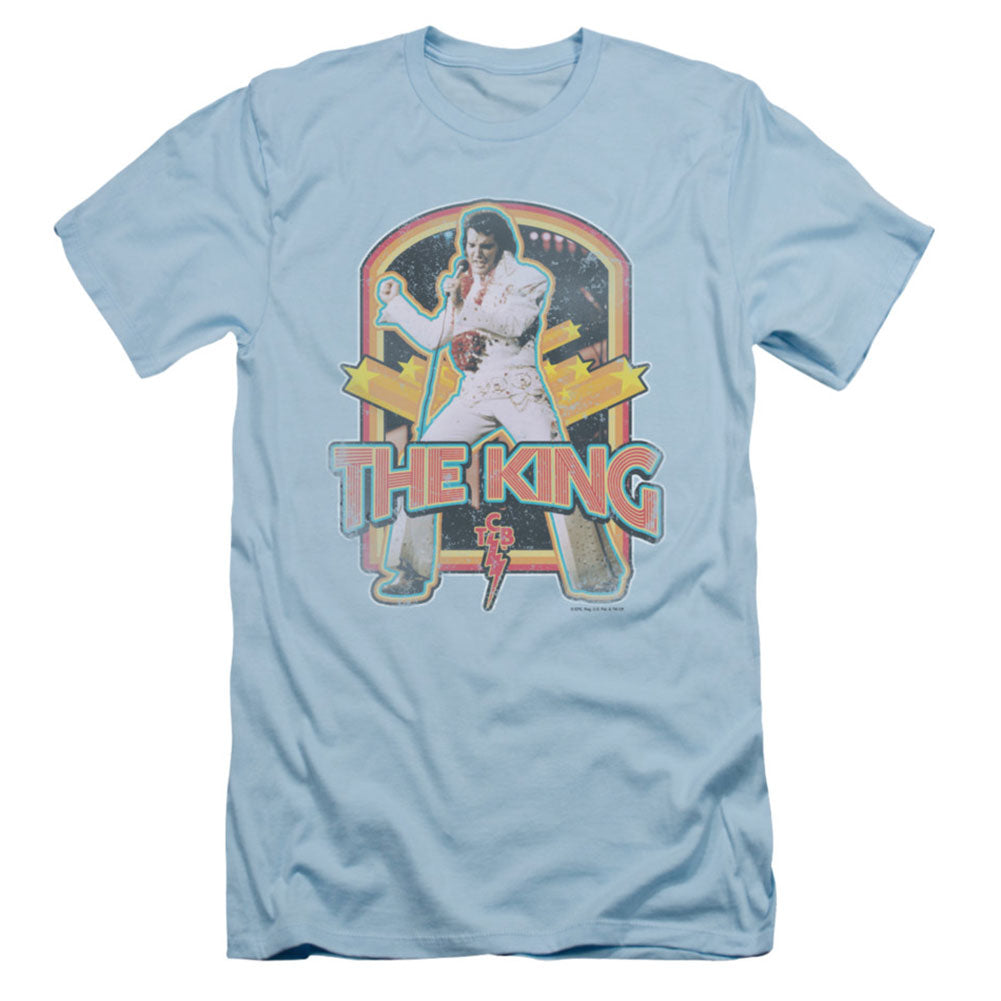 Elvis Presley Distressed King Slim Fit T-shirt