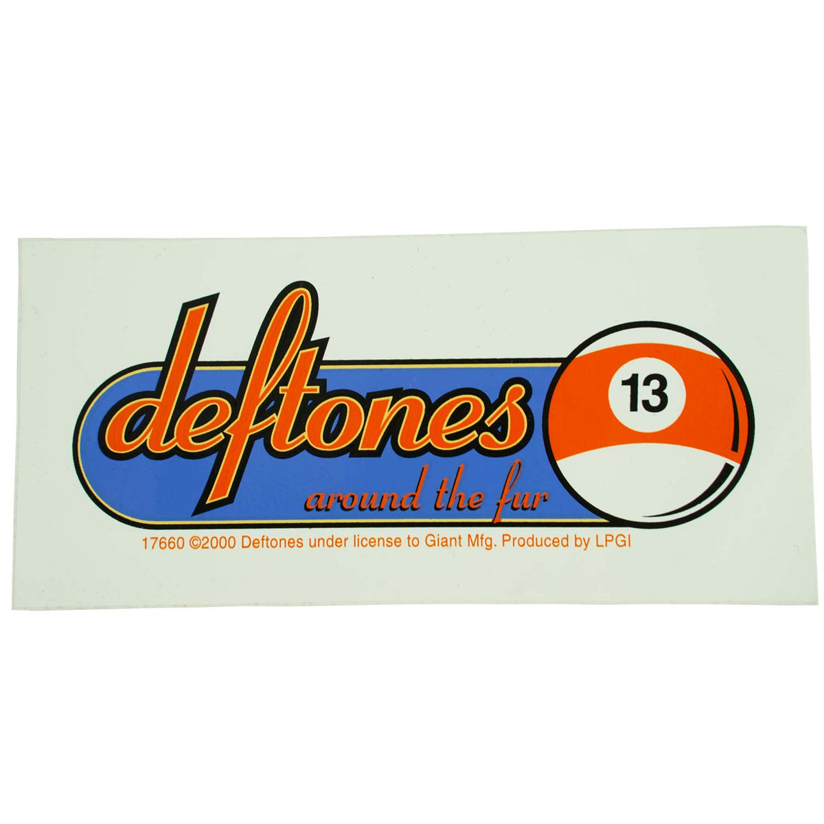 Deftones Sticker Front