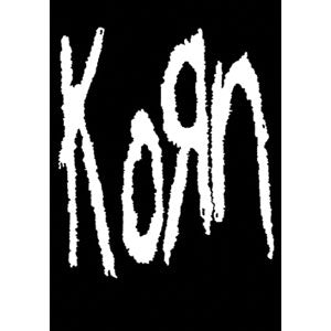 Korn BW Logo Poster Flag Front