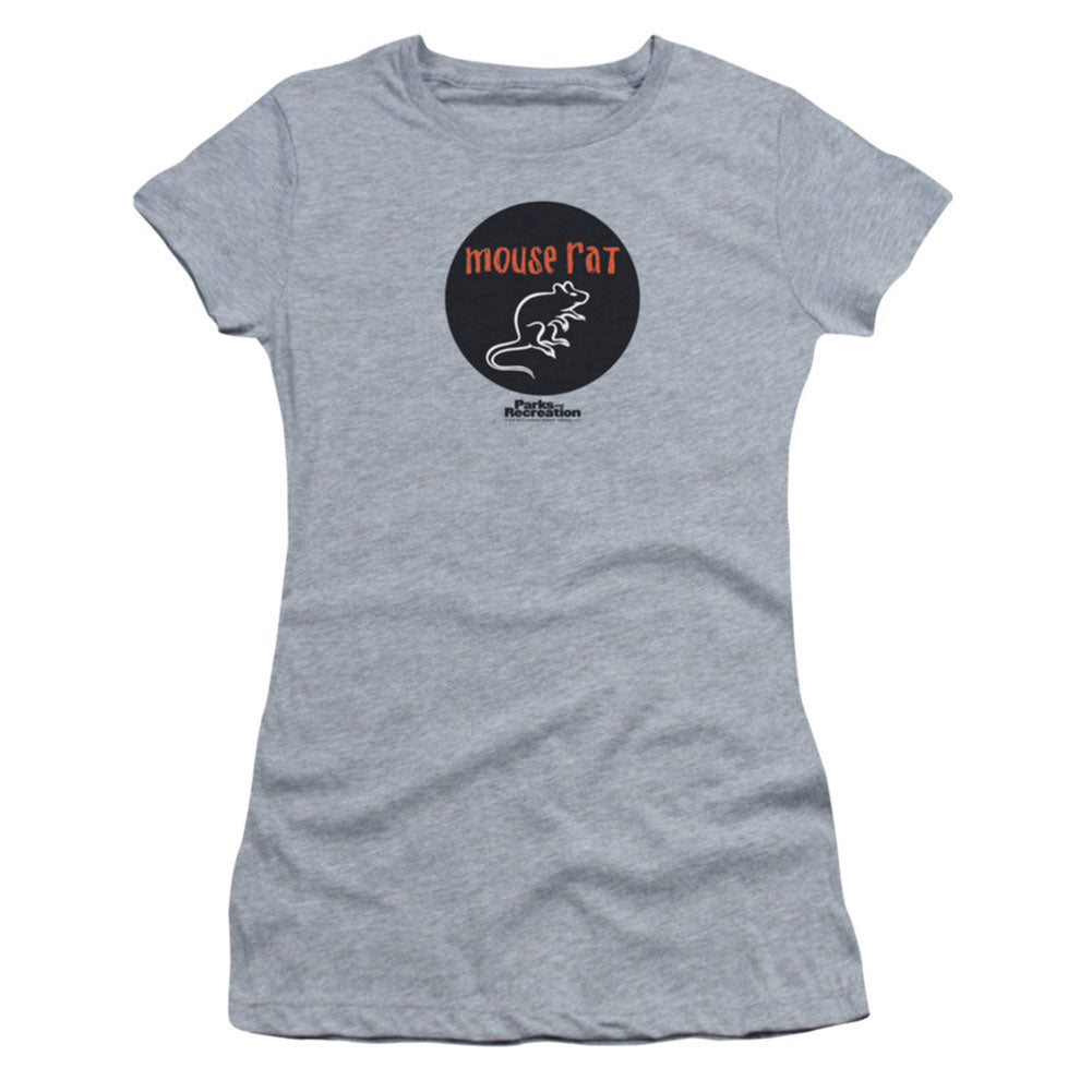 Parks And Recreation Mouse Rat Circle Cap Sleeve Junior Top