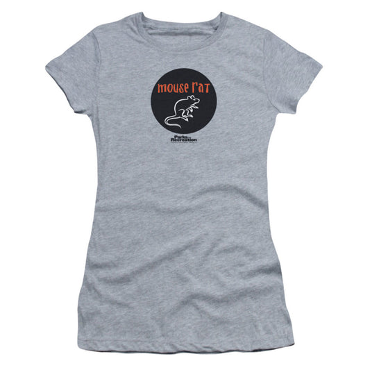 Parks And Recreation Mouse Rat Circle Cap Sleeve Junior Top