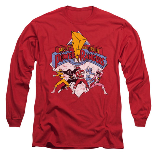 Power Rangers Retro Rangers Long Sleeve