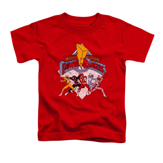 Power Rangers Retro Rangers Childrens T-shirt