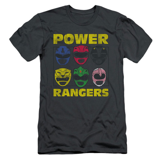 Power Rangers Ranger Heads Slim Fit T-shirt