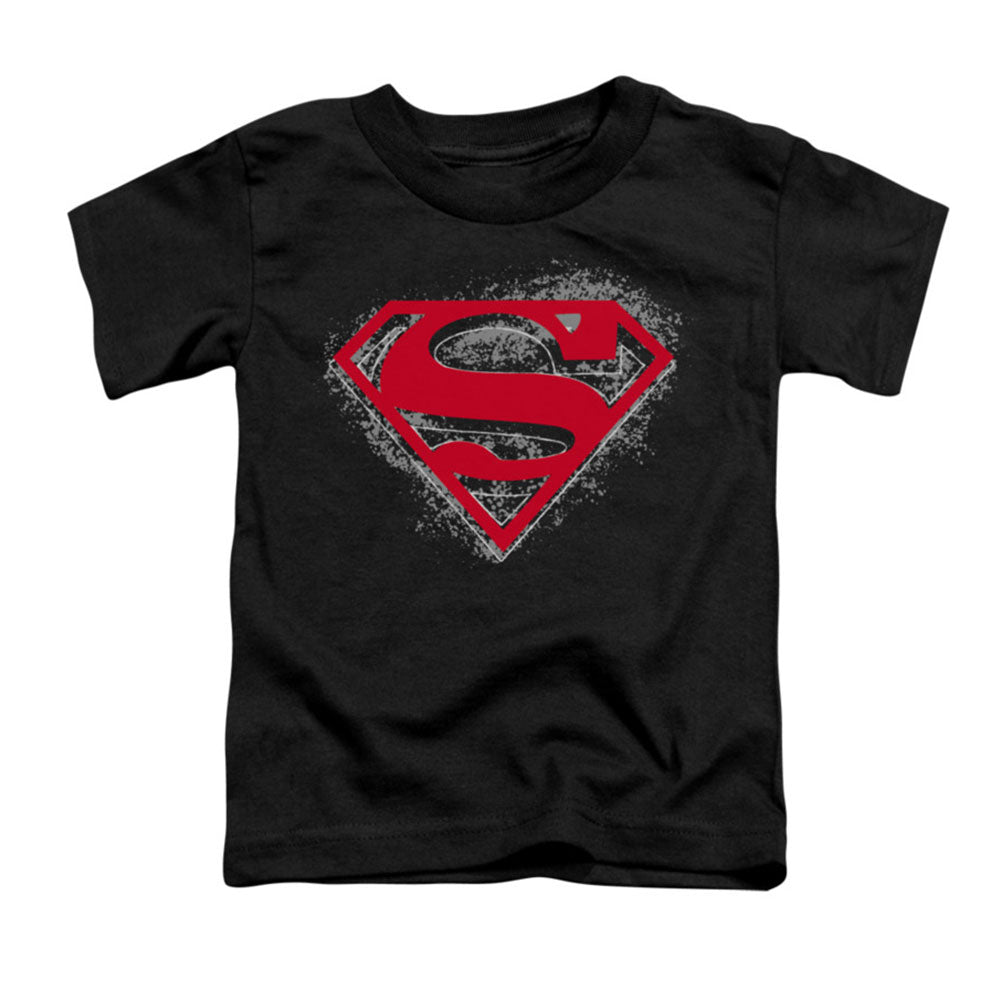 Superman Hardcore Noir Shield Childrens T-shirt